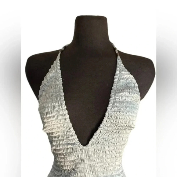 Free People intimately V neck Open Back BodSuit Sz small - Picture 4 of 6